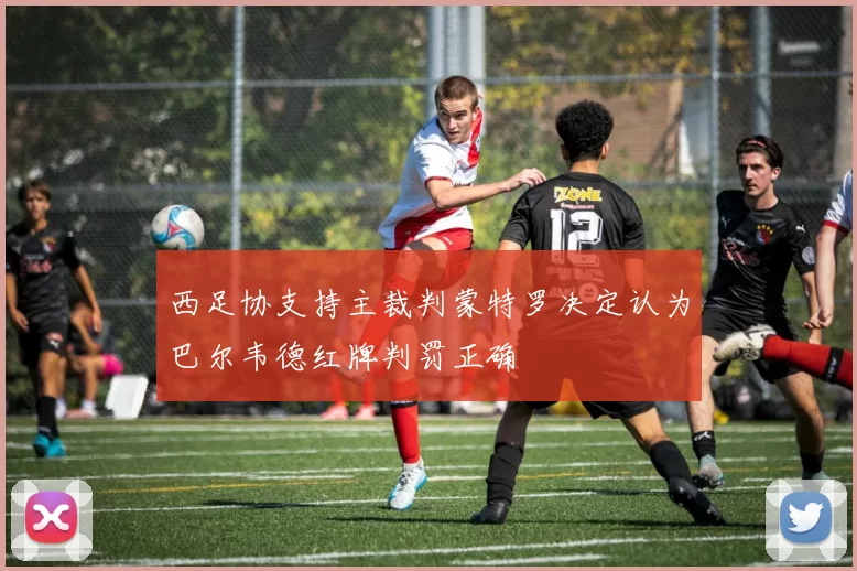 西足协支持主裁判蒙特罗决定认为巴尔韦德红牌判罚正确