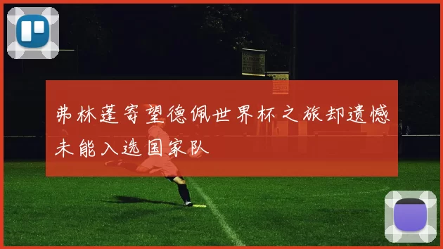 弗林蓬寄望德佩世界杯之旅却遗憾未能入选国家队